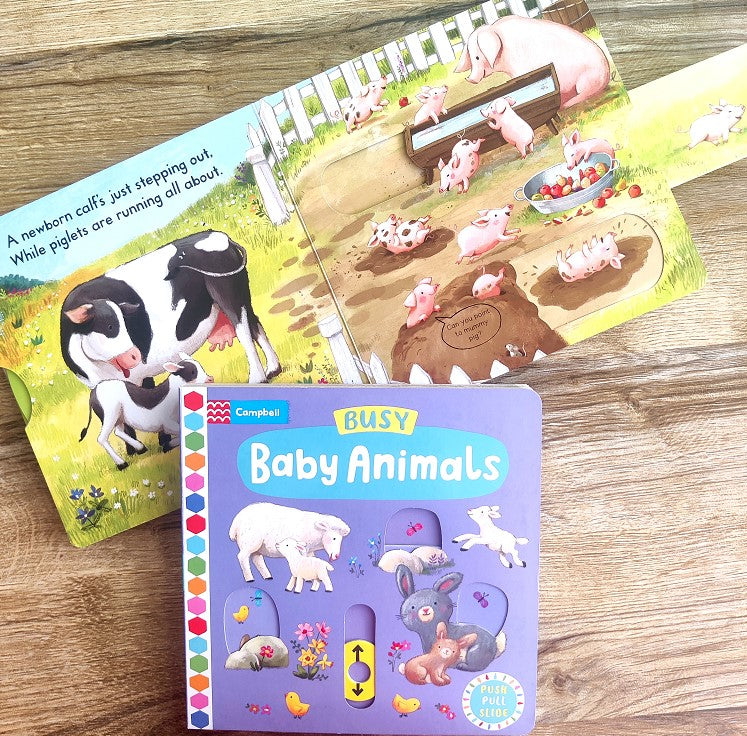 Busy Baby Animals (campbell Busy Books) By Campbell Books : Booksetgo 