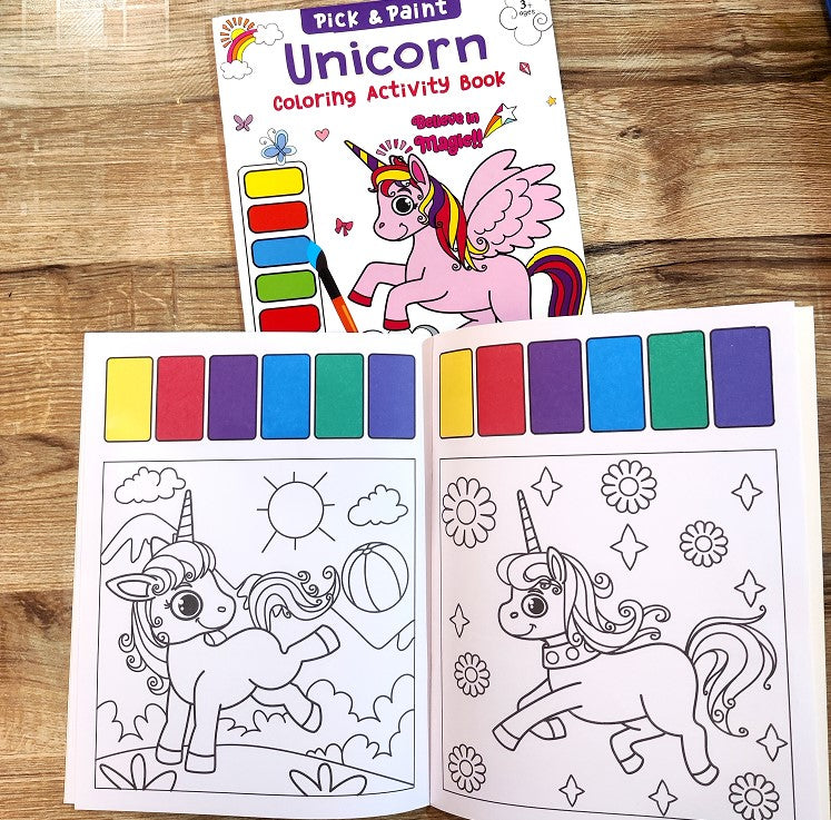 Unicorn: Pick and Paint Coloring Activity Book: Wonder House Books:  9789354403668: : Books
