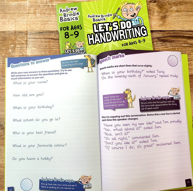 Let s do Handwriting 8 9 by Andrew Brodie Booksetgo BOOKSETGO