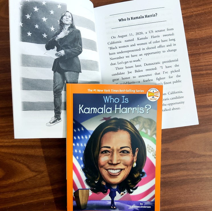 Who Is Kamala Harris? - (Who HQ Now) by Kirsten Anderson (Paperback)