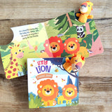 Finger Puppet Board Book: Little Lion