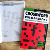 Crossword Puzzles Book 1 - 170+ Engaging Crossword Puzzles | 2000+ Words Vocabulary for Building | Boosts Cognitive Skills