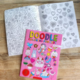 Doodle Coloring for Kids (Pink Edition)