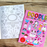 Doodle Coloring for Kids (Pink Edition)