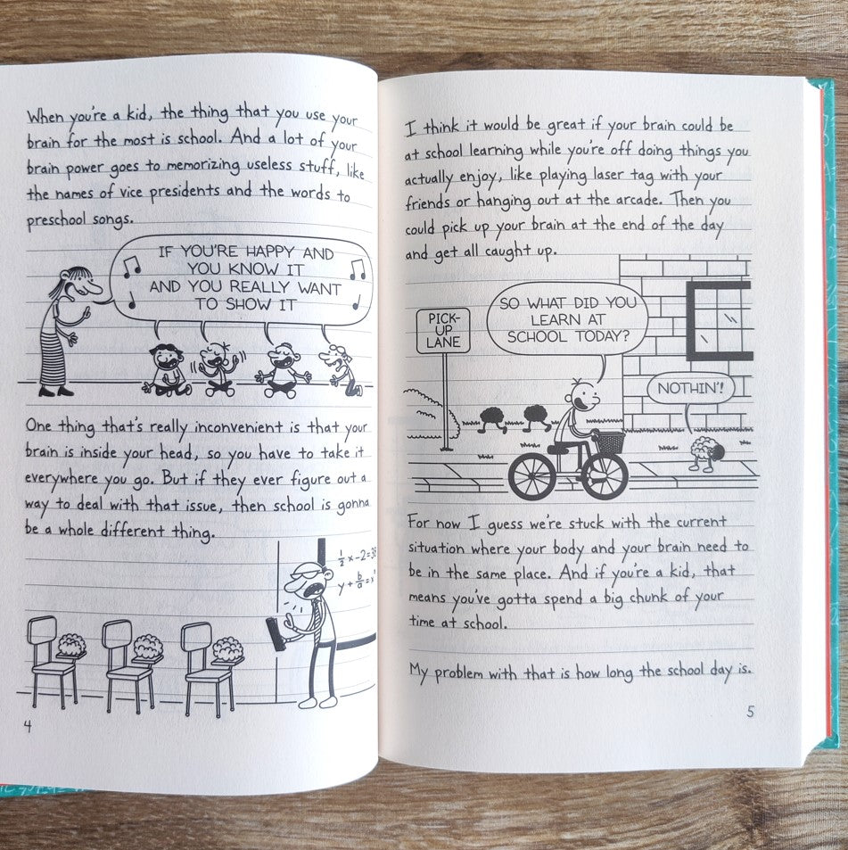 Diary of a Wimpy Kid: No Brainer (Book 18) by Jeff Kinney : Booksetgo –  BOOKSETGO