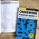 Crossword Puzzles Book 3 - 170+ Engaging Crossword Puzzles | 2000+ Words Vocabulary for Building | Boosts Cognitive Skills