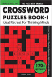 Crossword Puzzles Book 1 - 170+ Engaging Crossword Puzzles | 2000+ Words Vocabulary for Building | Boosts Cognitive Skills