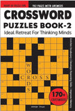 Crossword Puzzles Book 2 - 170+ Engaging Crossword Puzzles | 2000+ Words Vocabulary for Building | Boosts Cognitive Skills