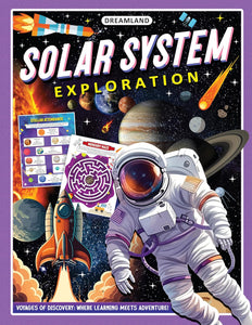 Solar System Exploration Activity Book for Kids Age 5 -10 years (Voyages of Discovery)