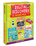 Digital Discovery Books Pack-A Set of 3 Books – Artificial Intelligence, Robotics and Coding | With Fun Facts and Activities for Kids Age 6- 14 Years