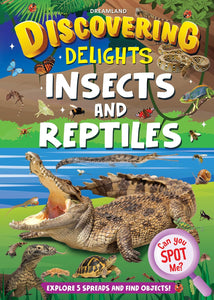 Discovering Delights - Insects and Reptiles - Flap Book for Kids (Look and find)