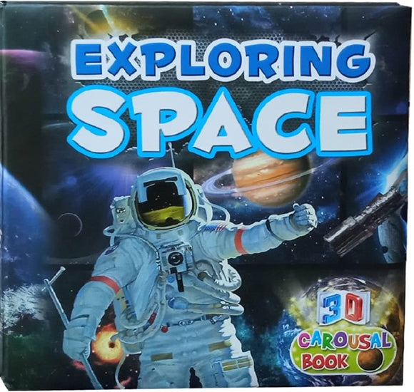 Exploring Space, Attractive 3D Carousel Pop-Up Book, 5+ Yrs