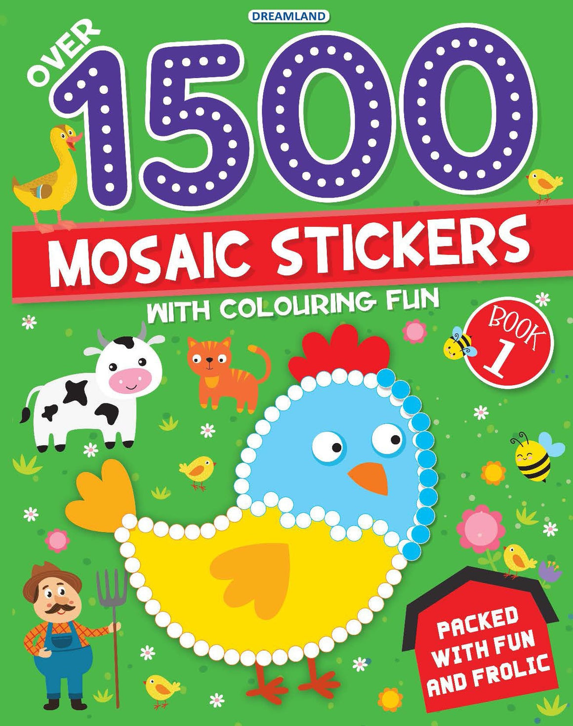 1500 Mosaic Stickers Book 1 with Colouring Fun - Sticker Book for Kids ...