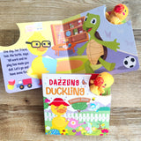 Finger Puppet Board Book: Dazzling Duckling