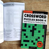 Crossword Puzzles Book 4 - 170+ Engaging Crossword Puzzles | 2000+ Words Vocabulary for Building | Boosts Cognitive Skills