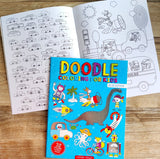 Doodle Coloring for Kids (Blue Edition)