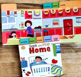 Seek And Find - Home : Early Learning Board Books With Tabs